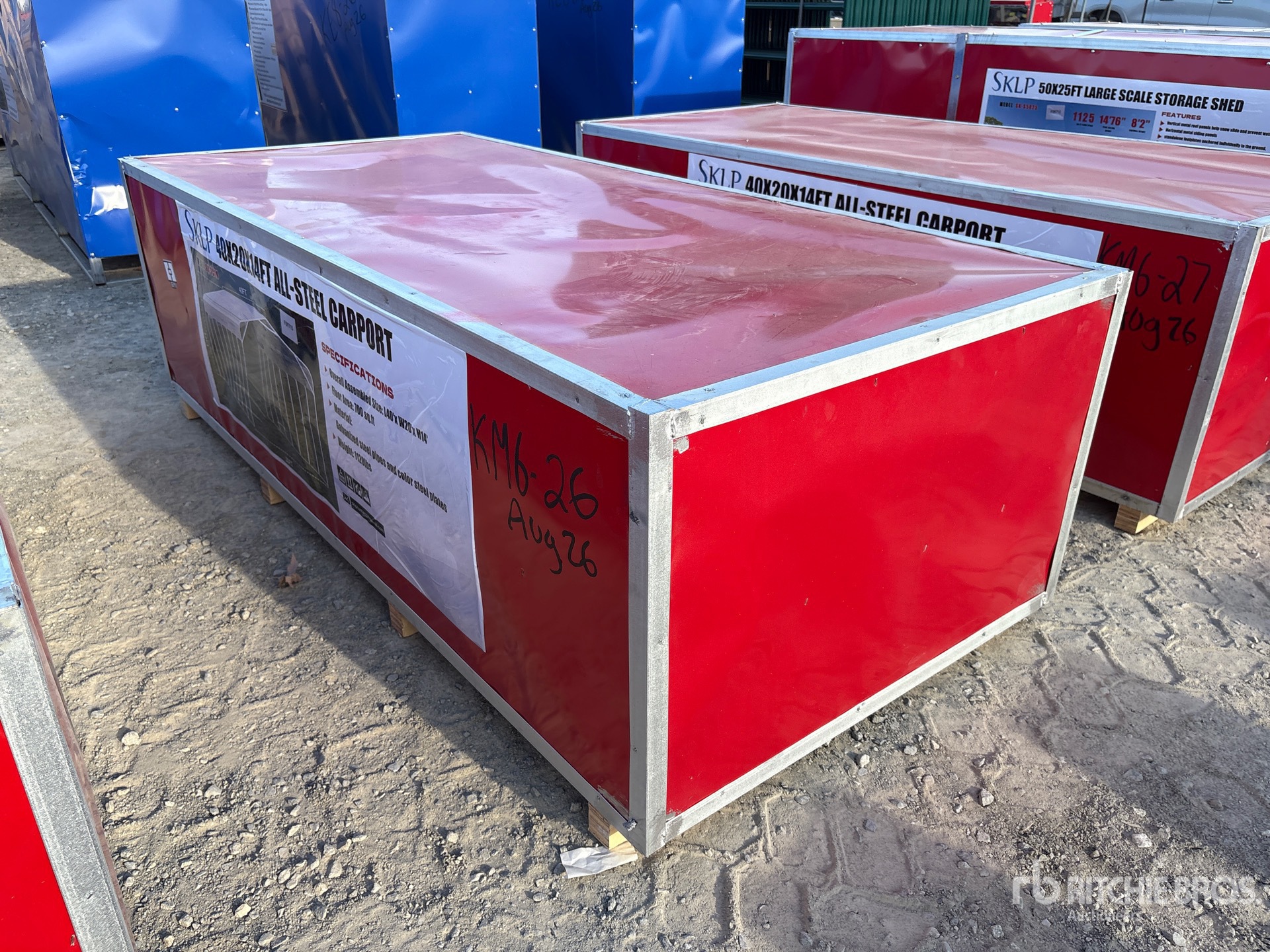 2026 SKLP SK-SC40 20 ft x 40 ft Carport (Unused)