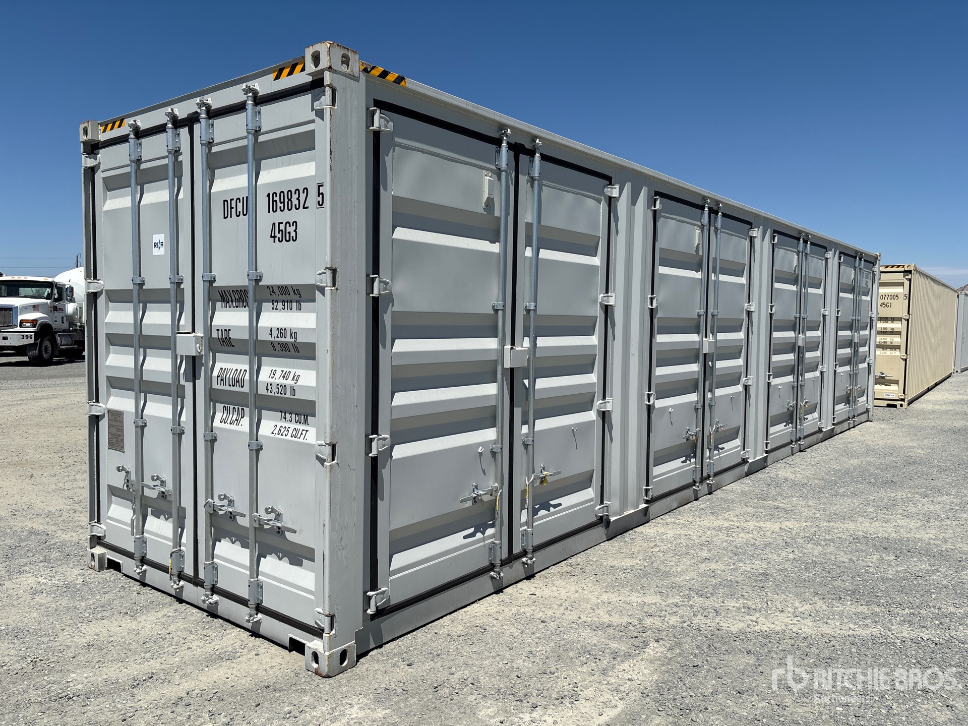 2025 40 ft High Cube Multi-Door Open-Sided Storage Container