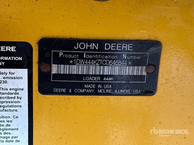 2012 John Deere 444K Chargeuse sur roues
