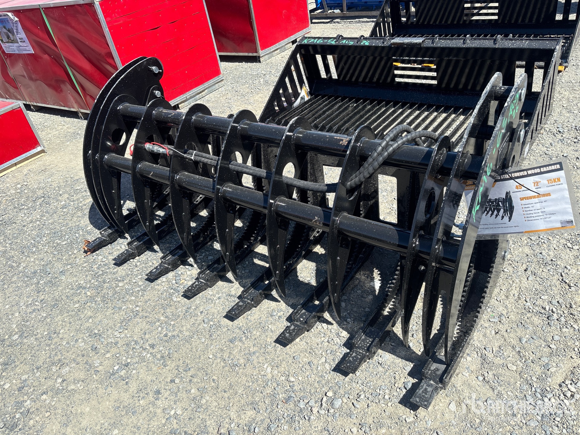2026 GIYI GY-CLG72 72 in Skid Steer Grapple (Unused)