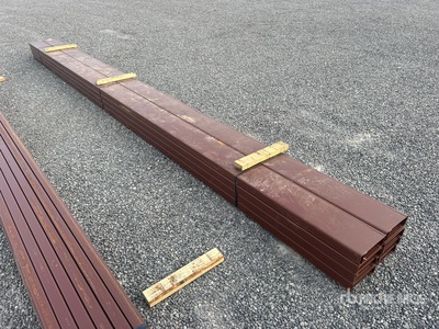 Quantity of 8 In Steel C-Purlin