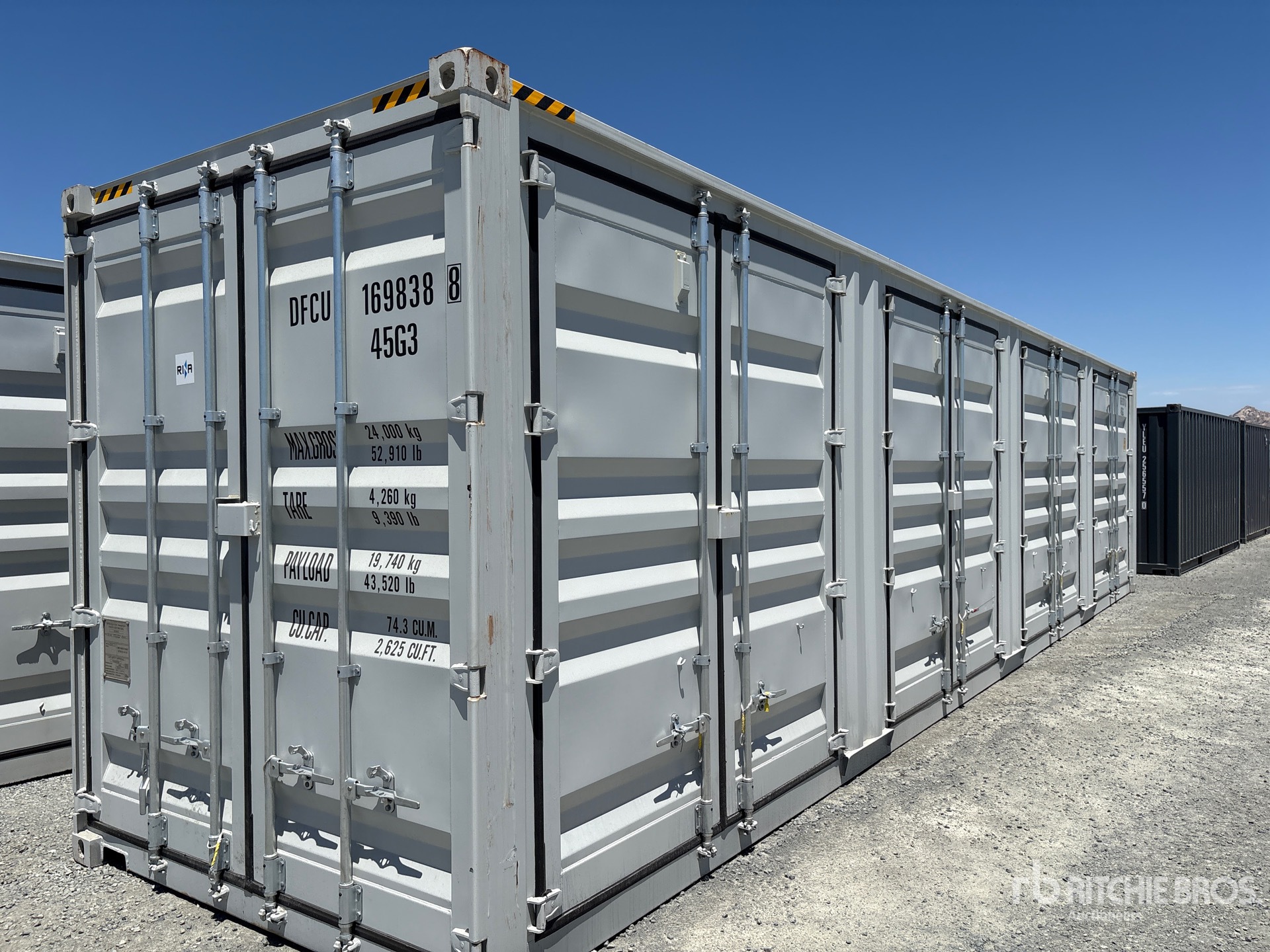 2025 40 ft High Cube Multi-Door Storage Container (Unused)