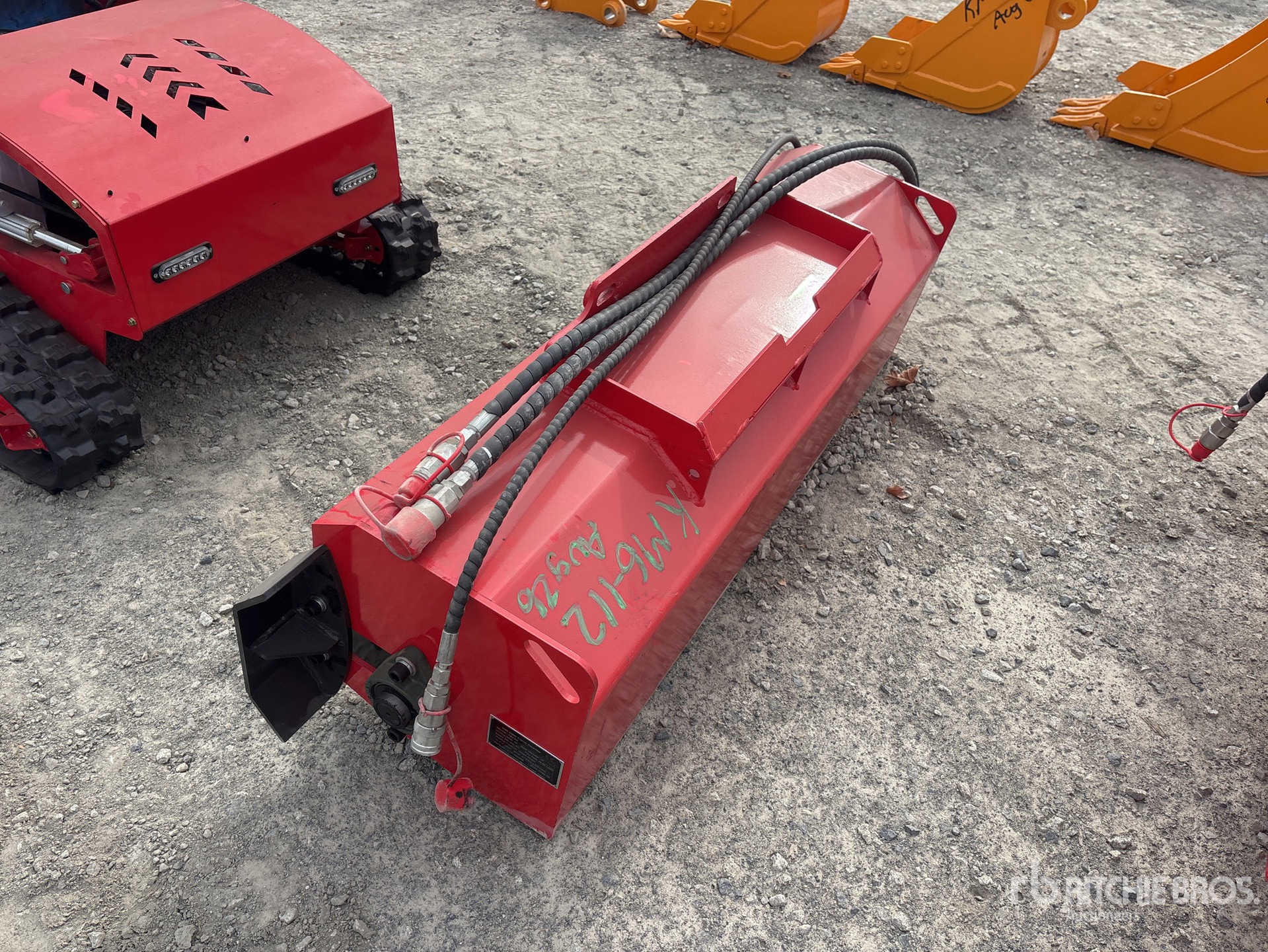 2026 GIYI GY-TBF62 48 in Skid Steer Trench Backfiller (Unused)