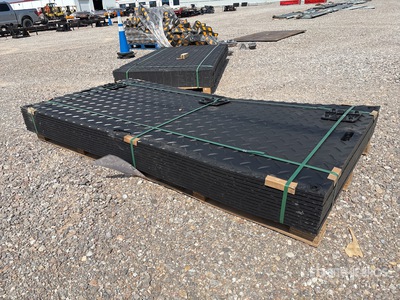 Quantity of (12) 2026 SKLP SK-LJB12 Polyethylene Sheet Ground Protection Mats (Unused)