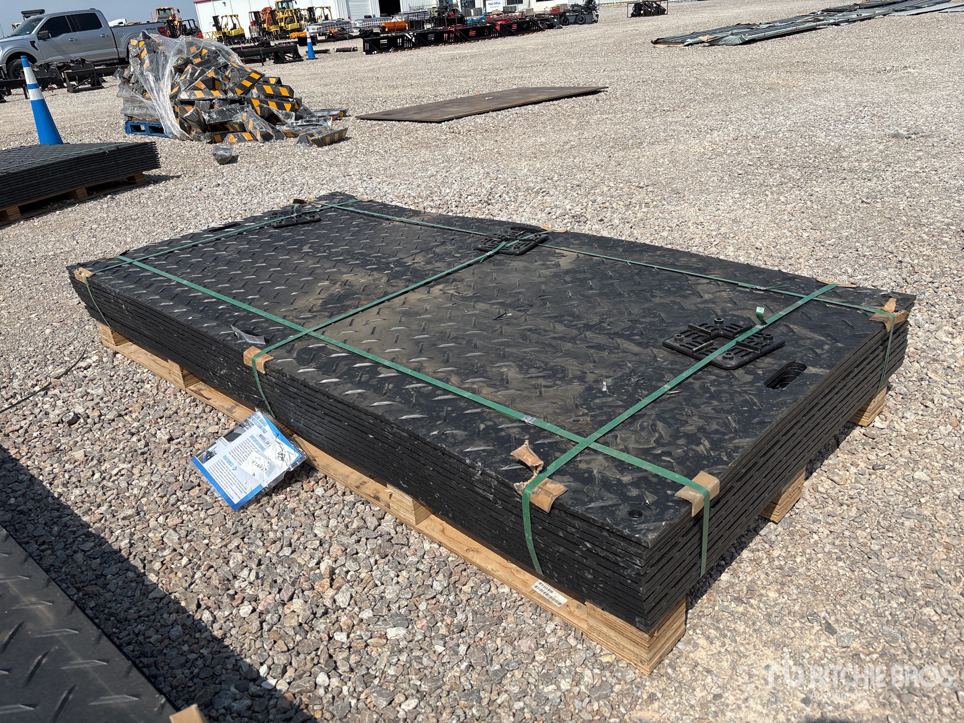 Quantity of (12) 2026 SKLP SK-LJB12 Polyethylene Sheet Ground Protection Mats (Unused)