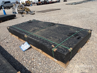 Quantity of (12) 2026 SKLP SK-LJB12 Polyethylene Sheet Ground Protection Mats (Unused)