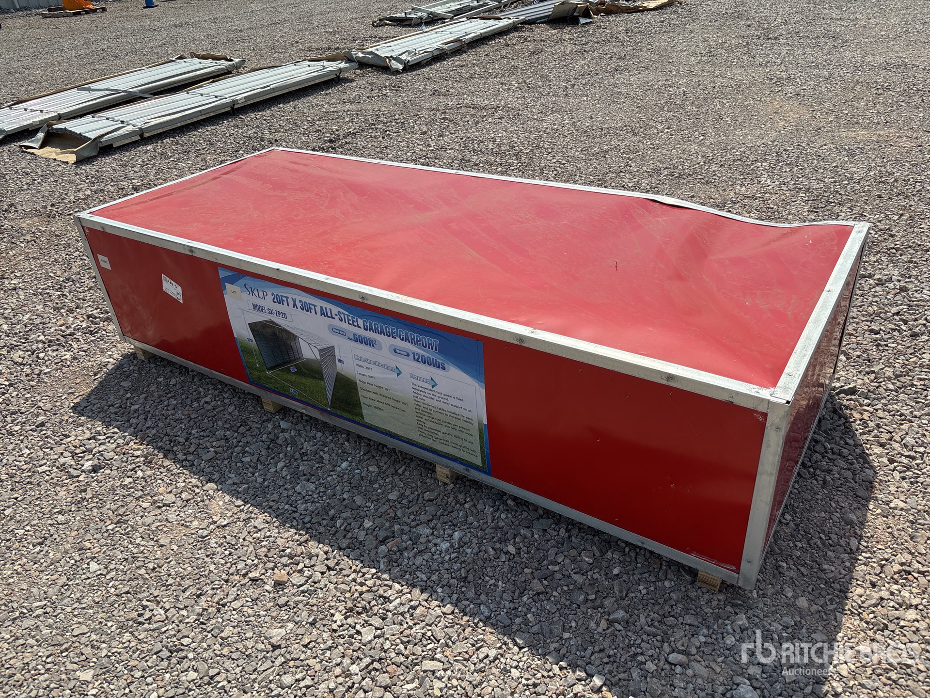 2026 SKLP SK-ZP20 ALL-STEEL GARAGE CARPORT Tents and Tent Components (Unused)