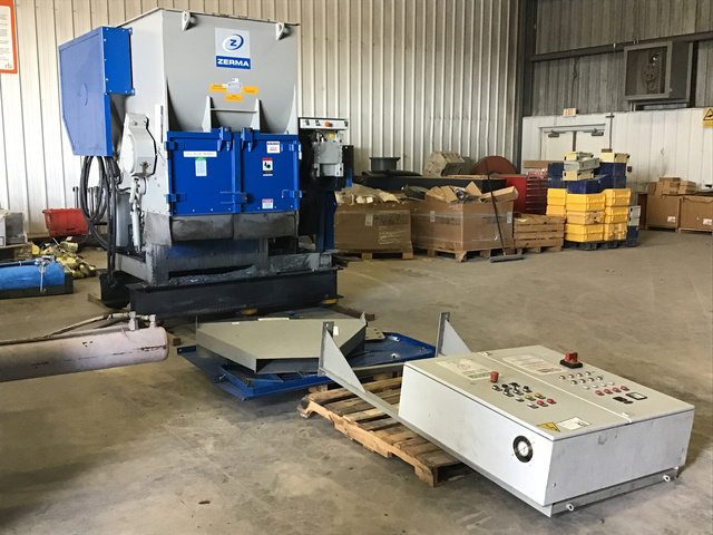 2014 Zerma ZSS1200 Single Shaft Shredder System