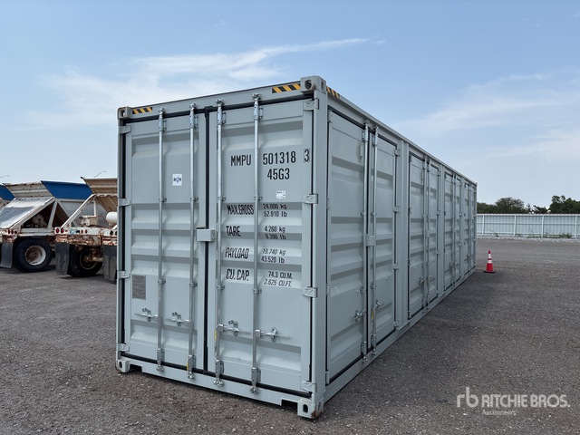 2026 40 ft High Cube Multi-Door Storage Container (Unused)