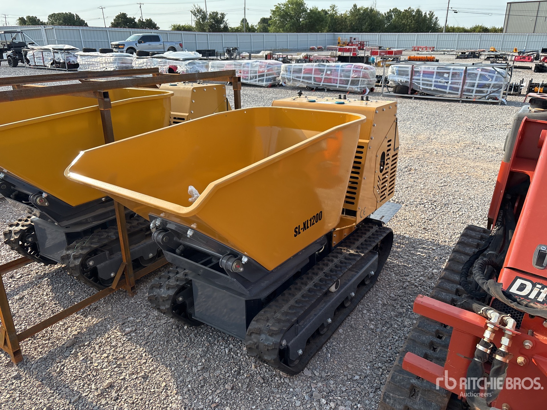 2026 SDLOOL SL-X1200J Stand-On Swivel Mini Crawler Dumper (Unused)