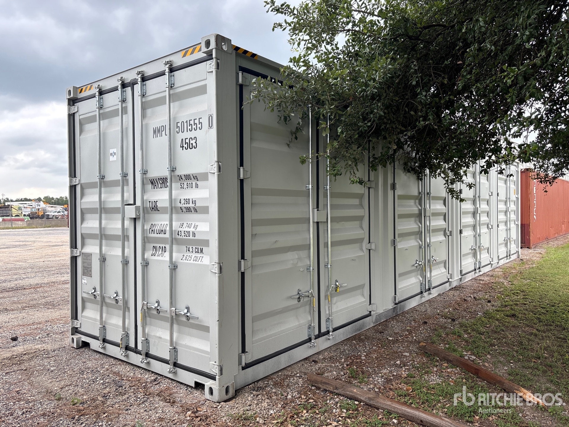 2026 40 ft High Cube Multi-Door Storage Container