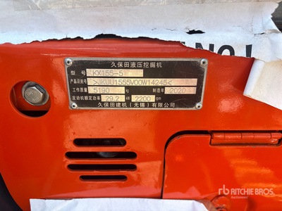 2020 Kubota KX155-5 Mini-pelle