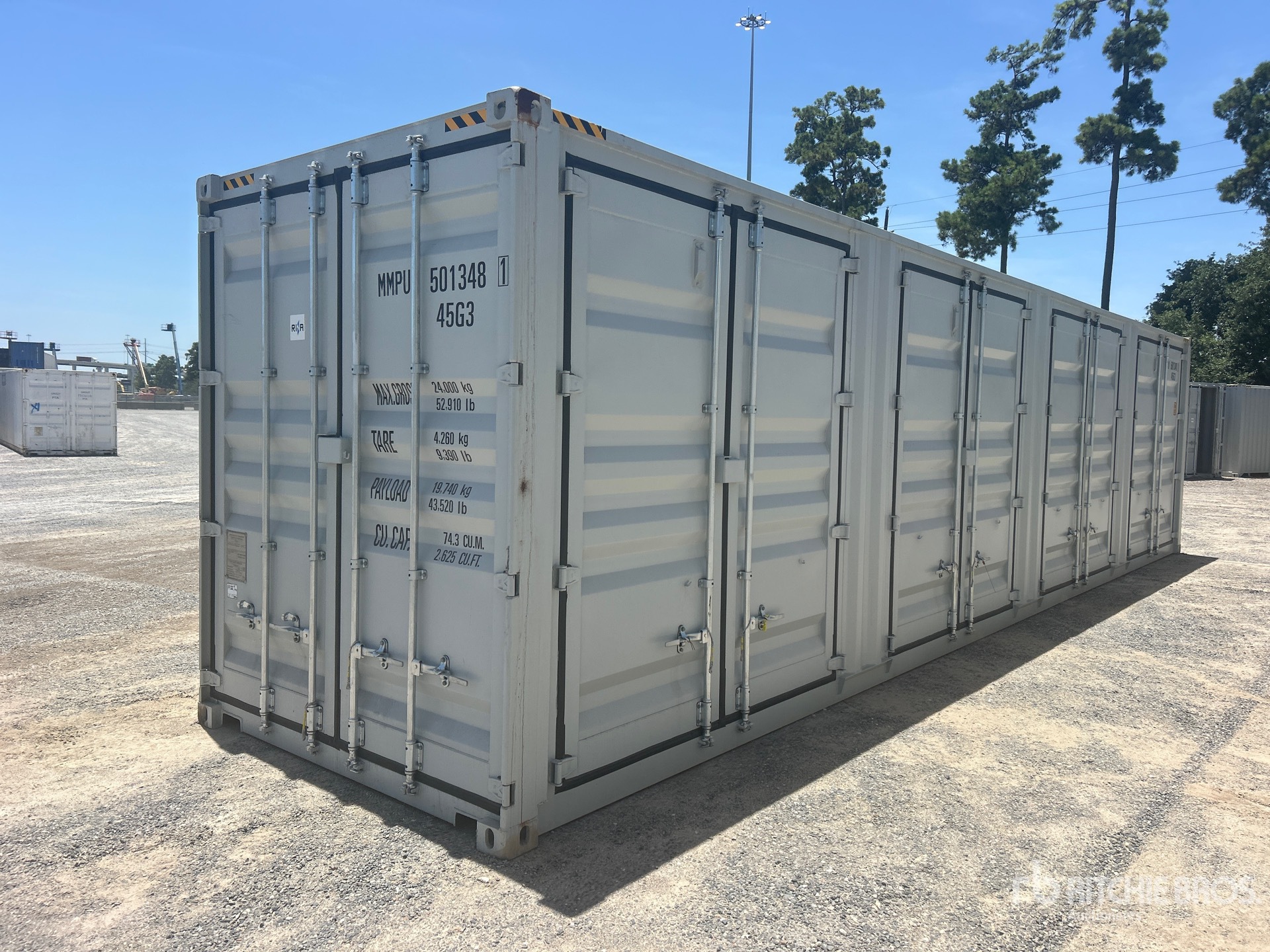 2026 40 ft High Cube Multi-Door Storage Container