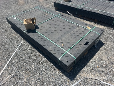 Quantity of (12) 2026 SKLP SK-LJB12 8 ft x 4 ft Polyethylene Sheet Ground Protection Mats (Unused)