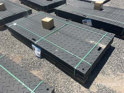 Quantity of (12) 2026 SKLP SK-LJB12 8 ft x 4 ft Polyethylene Sheet Ground Protection Mats (Unused)