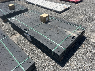 Quantity of (12) 2026 SKLP SK-LJB12 8 ft x 4 ft Polyethylene Sheet Ground Protection Mats (Unused)