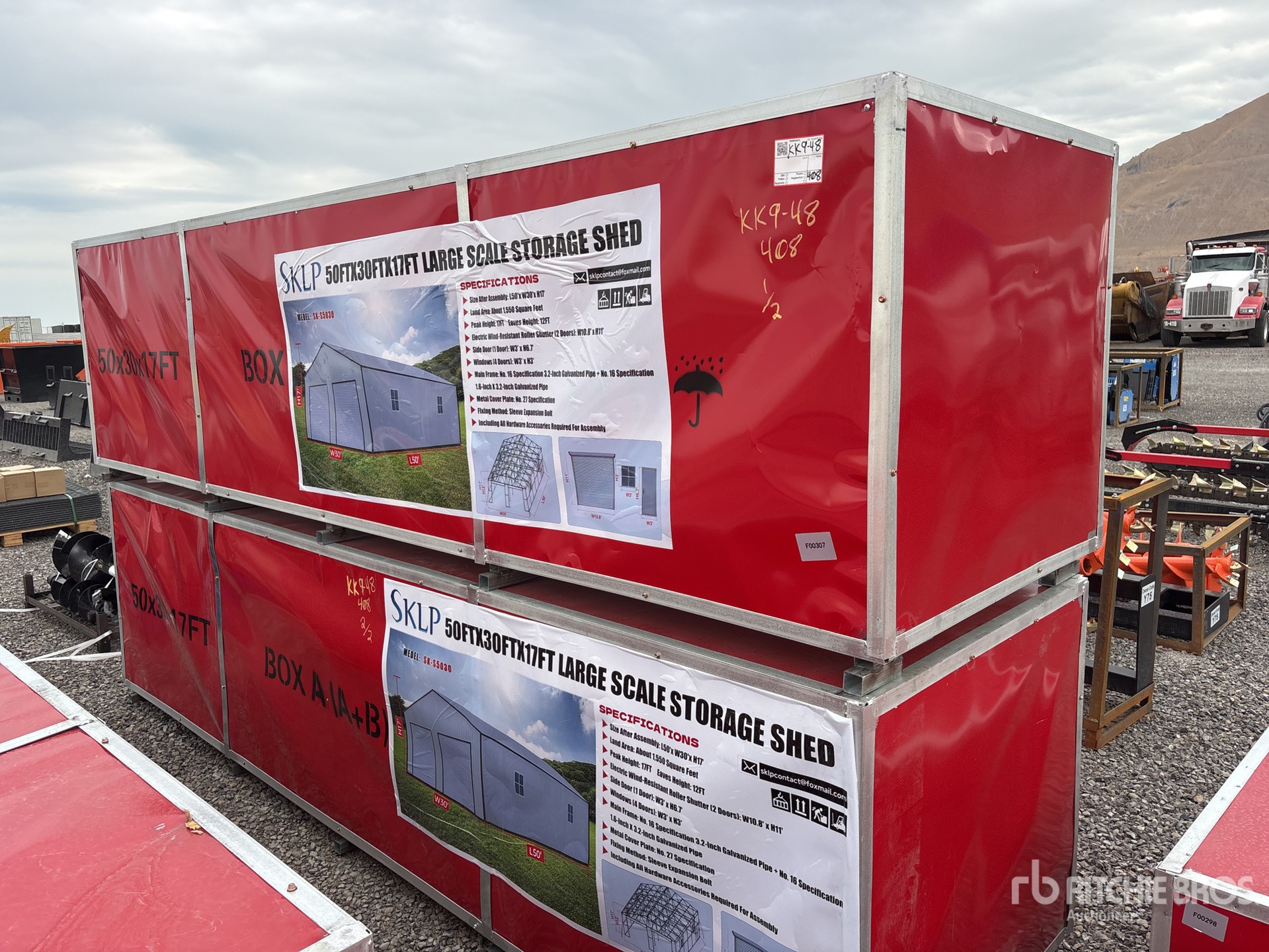 2026 SKLP SK-S5030 50 ft x 31 ft x 18 ft Shed (Unused)