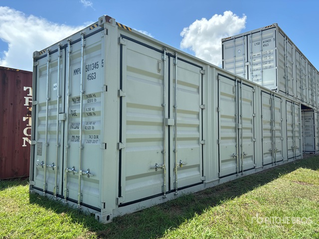 2026 40 ft High Cube Multi-Door Storage Container