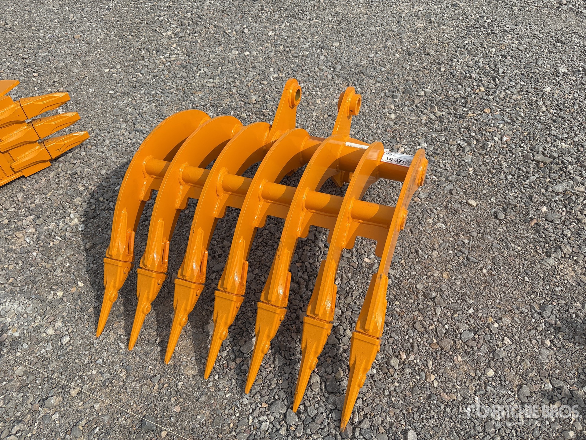 2026 GIYI 32 in Fit to cat 305 Excavator Rake (Unused)