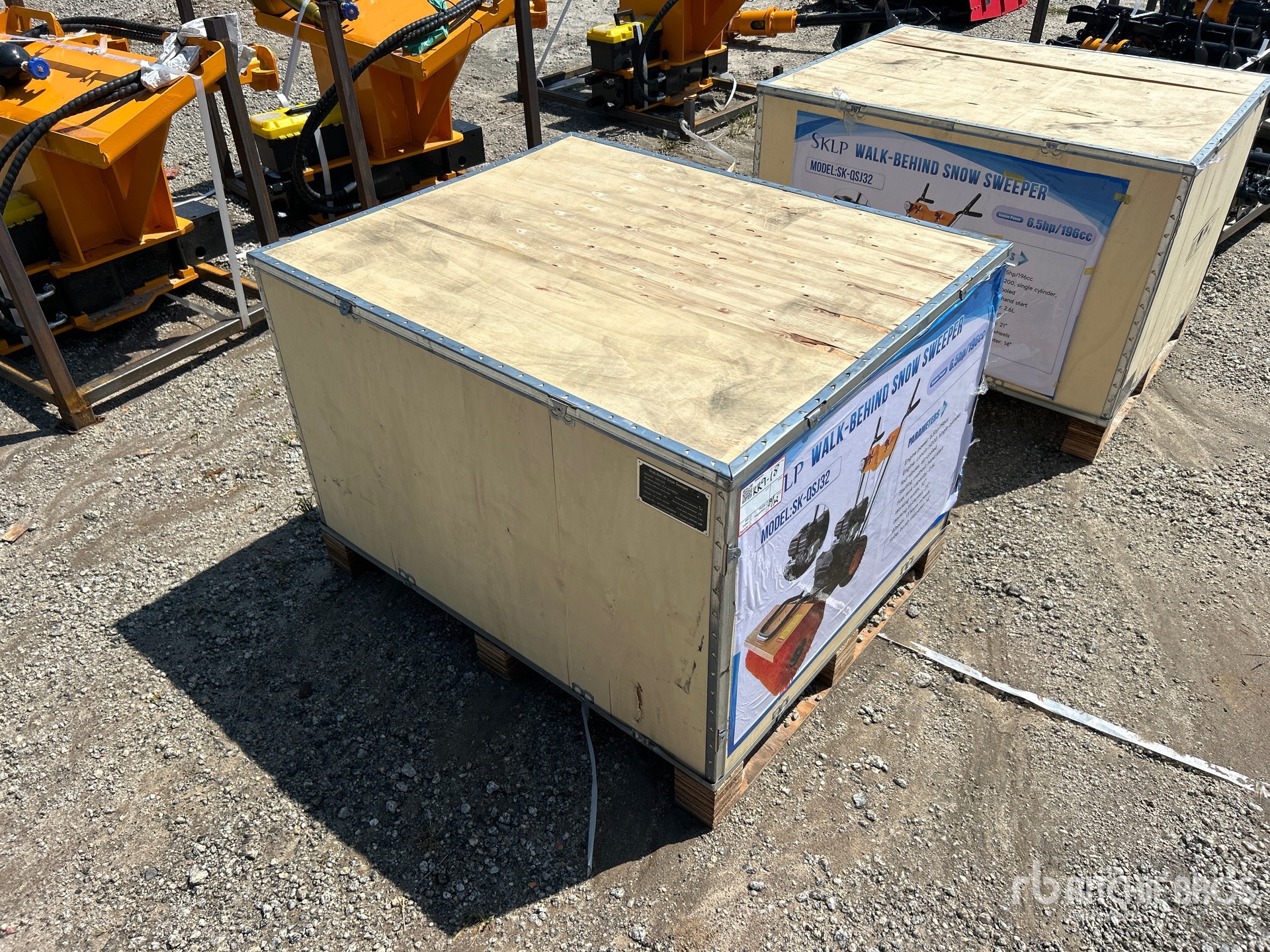 2026 SKLP SK-QSJ32 Walk-Behind Snow Sweeper (Unused)
