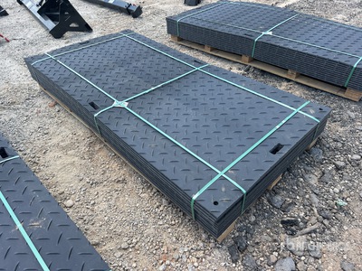 Quantity of (12) 2026 SKLP SK-LJB12 Polyethylene Sheet Ground Protection Mats Varios, tienda, almacen, consumidor (Unused)