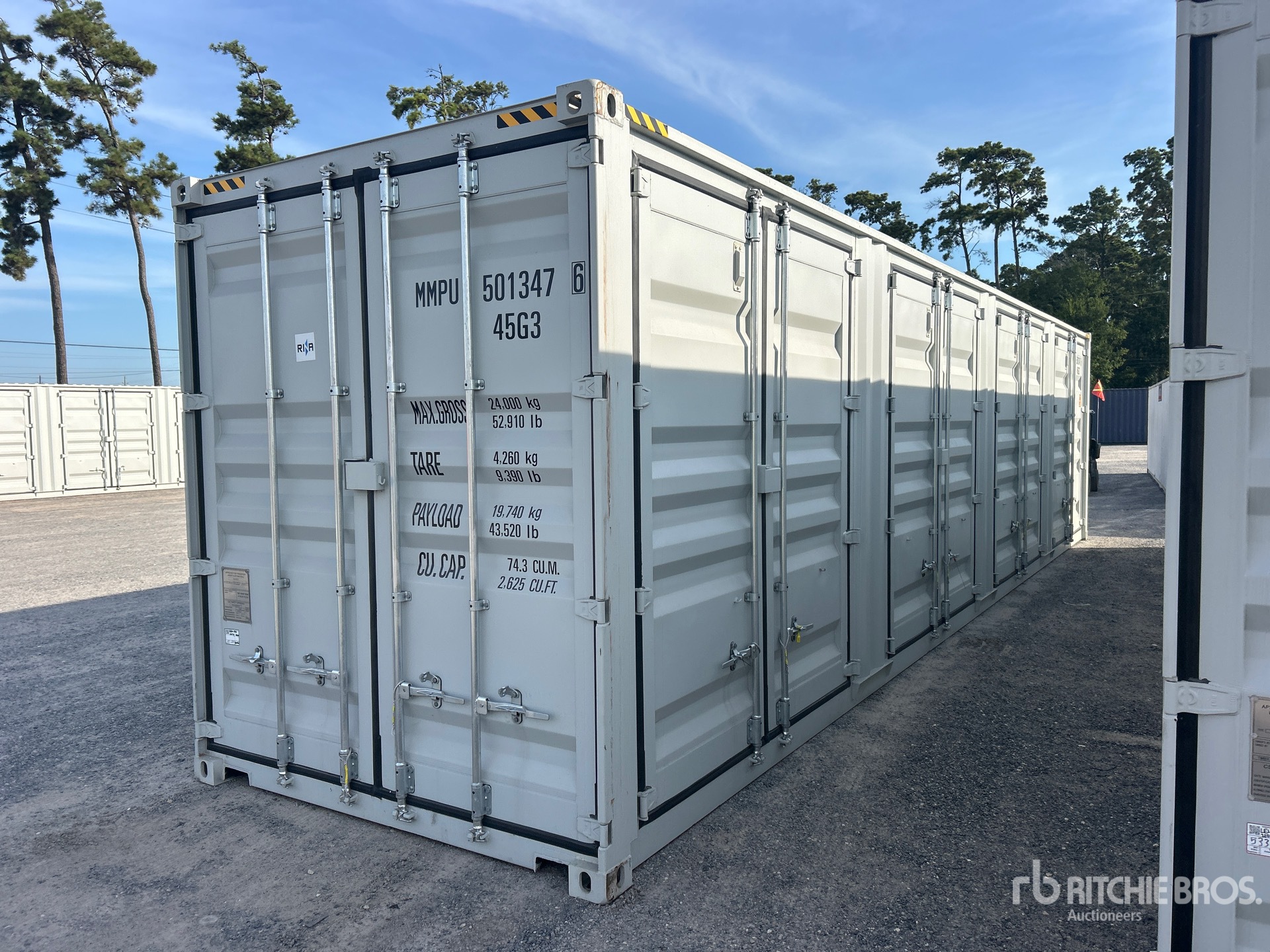 2026 40 ft High Cube Multi-Door Storage Container