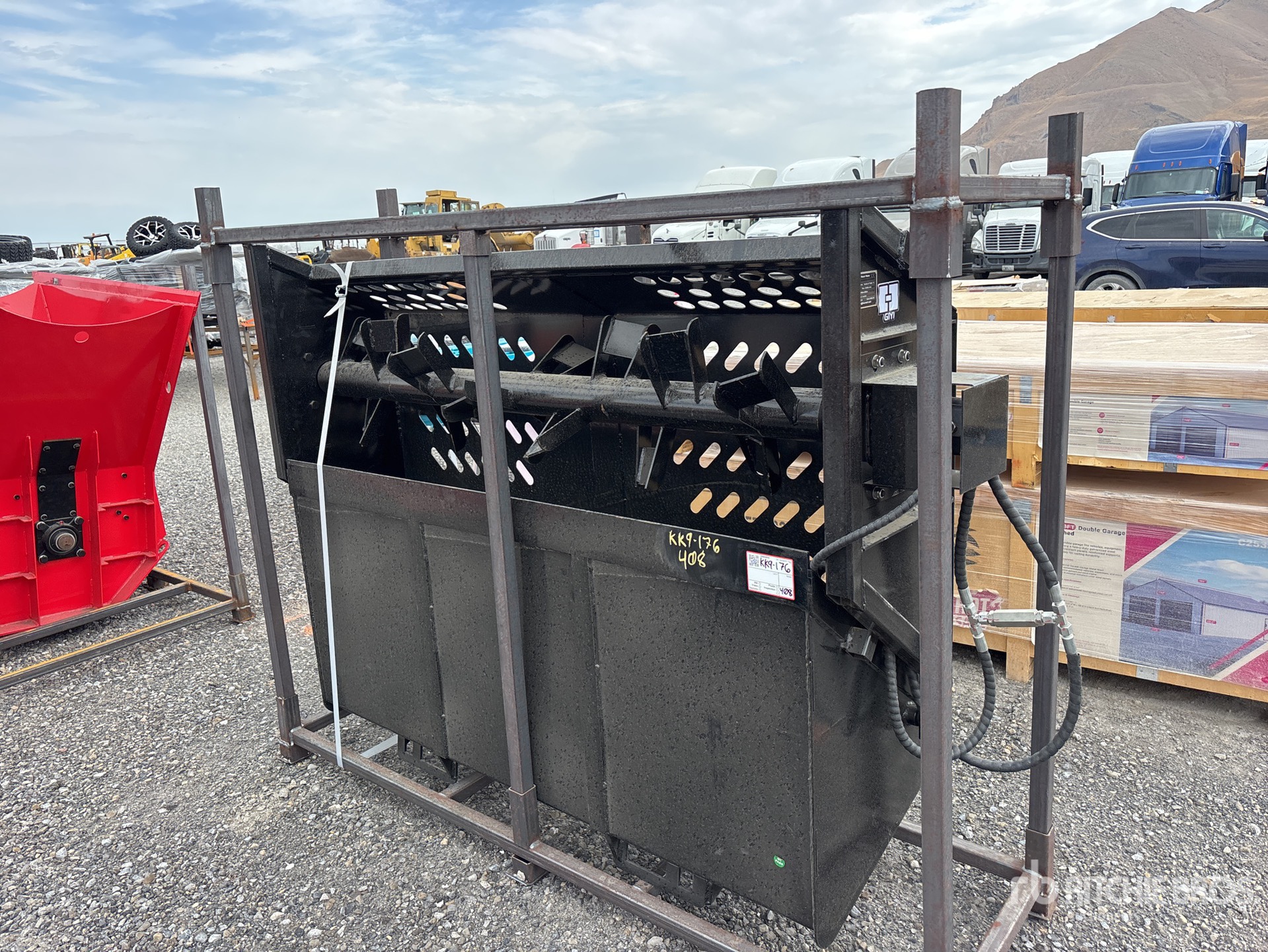 2026 GIYI GY-RR78 78 in Skid Steer Rock Rake (Unused)