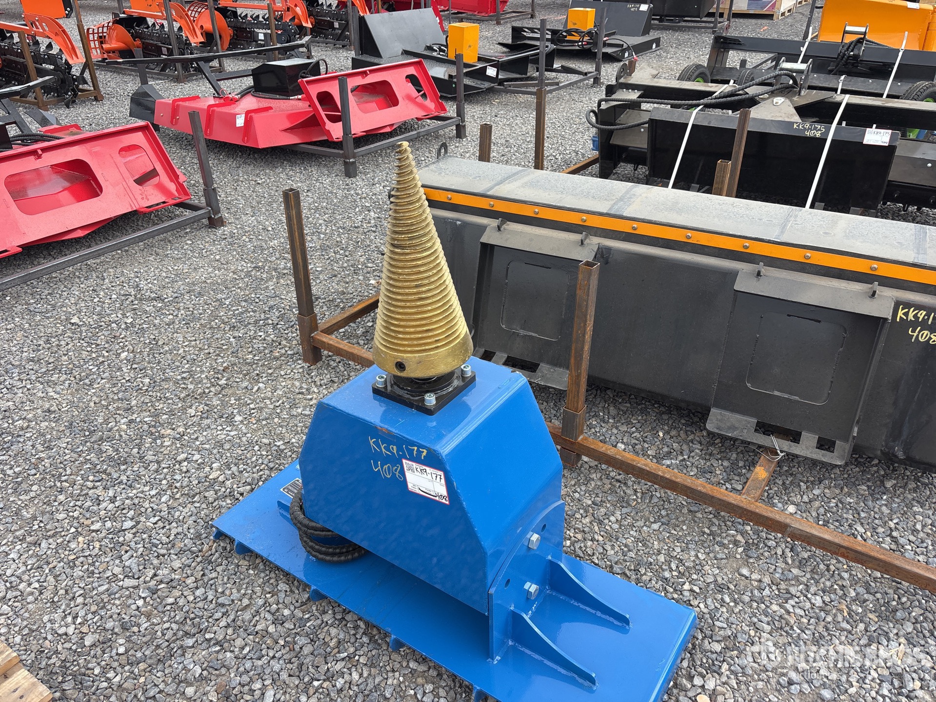 2026 GIYI GY-LS43 Mini Skid Steer Log Splitter (Unused)