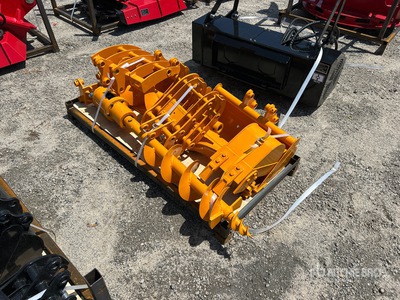 Quantity of (8) 2026 GIYI GYA-8 To Fit Cat 301, Rake Ripper Grabber 12in 16in Auger 8in Narrow Bucket 24in 32in Bucket (Unused)