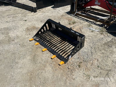 2026 GIYI GY-RB44 44 in Rock Mini Skid Steer Bucket (Unused)