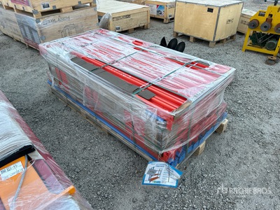 2026 SKLP SK-HJ6 40 ft 6 Section Heavy Duty Metal Storage Shelves Étagères (Unused)