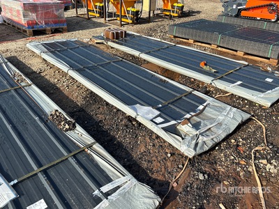 Quantity of (50) 2026 SKLP SKH50 3 ft x 12 ft Sheets Galvalume Steel Siding Roofing (Unused)