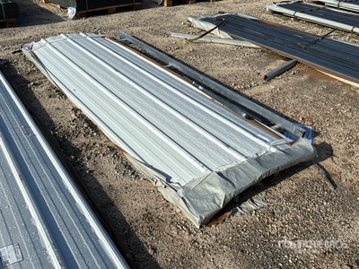 Quantity of (50) 2026 SKLP SK-XH50 10 ft Galvalume Steel Sheets (Unused)