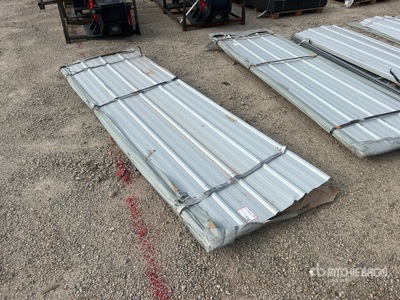 Quantity of (50) 2026 SKLP SK-XH50 3 ft x 10 ft Galvalume Steel Sheets (Unused)