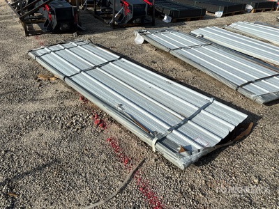 Quantity of (50) 2026 SKLP SK-XH50 10 ft Galvalume Steel Sheets (Unused)
