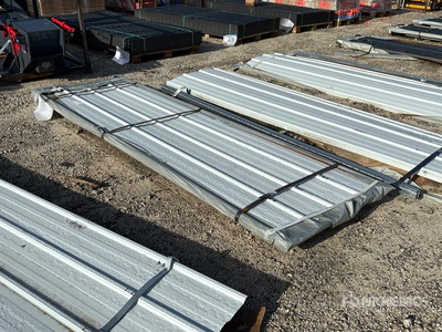 Quantity of (50) 2026 SKLP SK-XH50 10 ft Galvalume Steel Sheets (Unused)