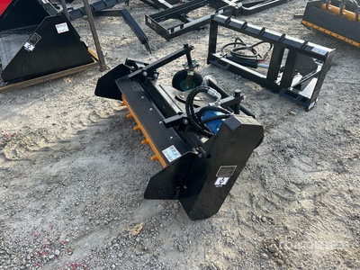 2026 GIYI MPR42 42 in Mini Skid Steer Power Rake (Unused)
