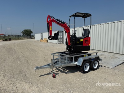 2025 JPC HT12 2026 Quzhou ZB20105 T/A Trailer Mini Excavator (Unused)