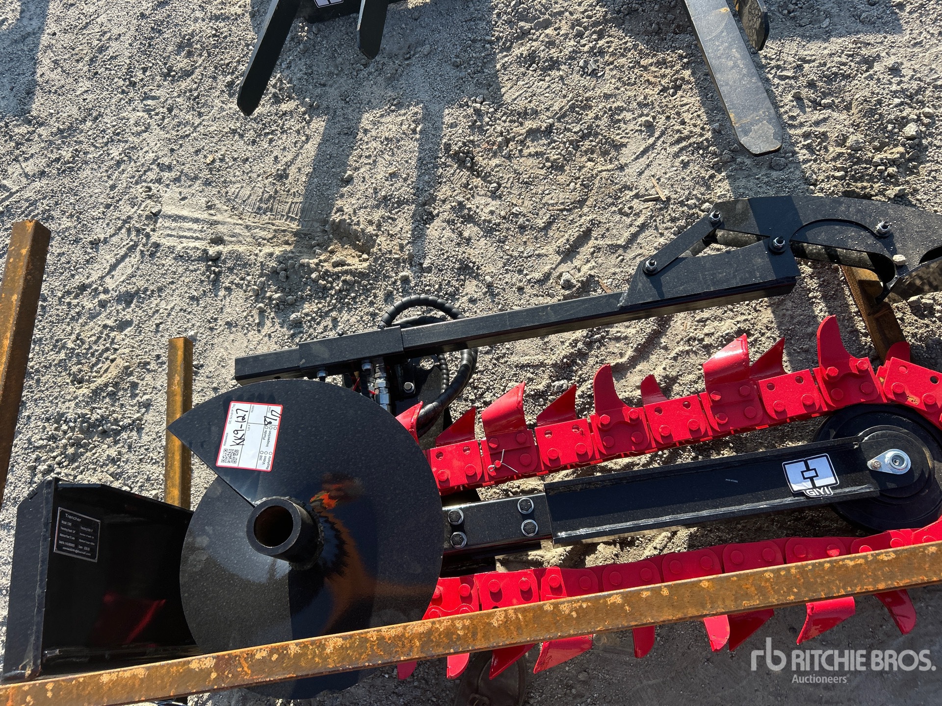 2026 GIYI GY-X39F Mini Skid Steer Trencher (Unused)