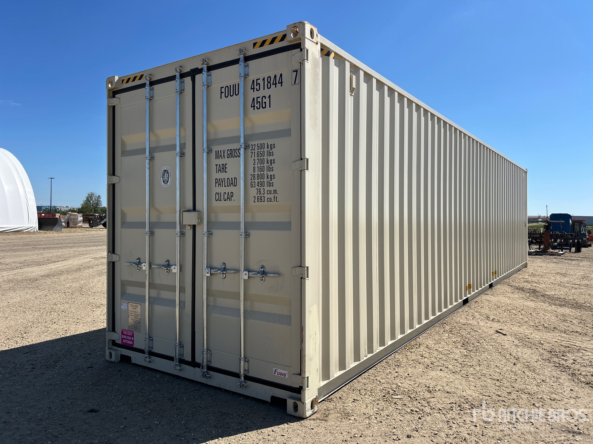 2026 40 ft High Cube Storage Container