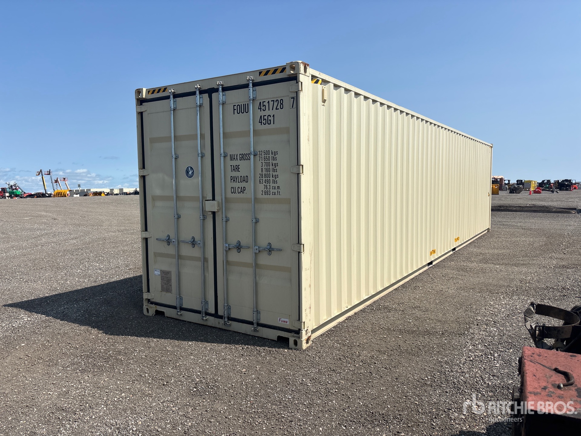 2026 40 ft High Cube Storage Container