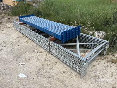 Heavy-Duty Blue Grey Pallet Carrier Scaffolding Attrezzatura industriale