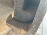 Undercarriage with Left Track Tensioner