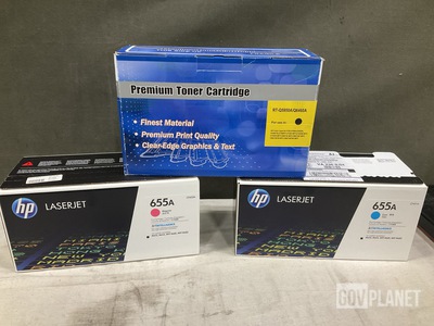 Lot of Assorted Toner Cartridges