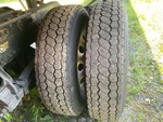 Underbody with Left Rear Drive Tires