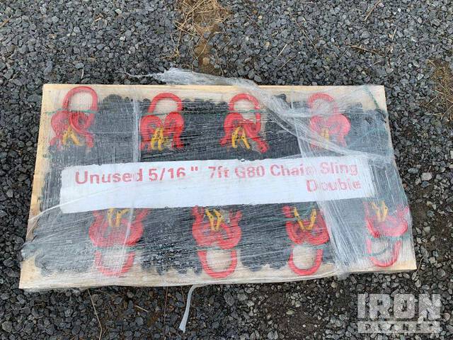 Greatbear 5/16Inch 7ft G80 Double legs lifting cha Sling