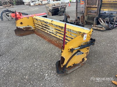 2018 Metal Pless 10 ft Articulating Snow Pusher - Fits Wheel Loader