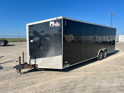 2019 Miska 27 ft T/A Enclosed Trailer