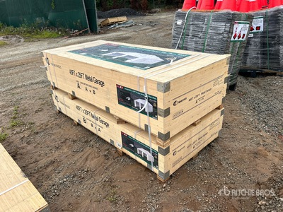 2026 KJ K4525 25 ft x 45 ft Metal Garage Storage Building (Unused)