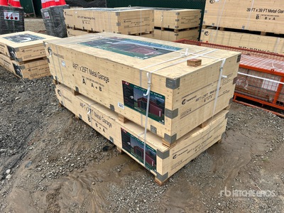 2026 KJ K2545G 25 ft x 46 ft Metal Garage Edificio de almacenaje (Unused)